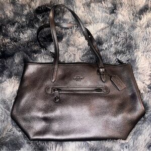 Coach Purse Womens Pewter coach Bag Purse No H1981-23592